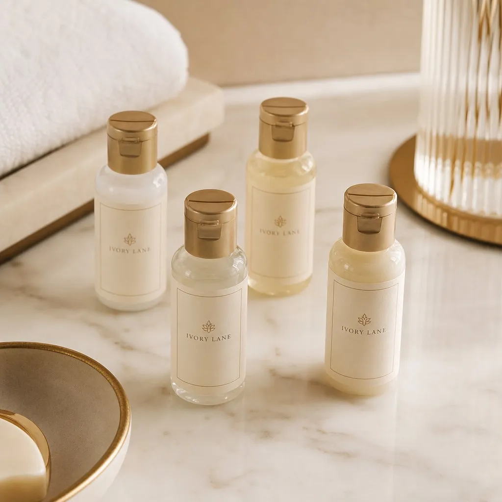 Hotel Guest Shampoo (30ml) — alternate angle showing cap and back of pack