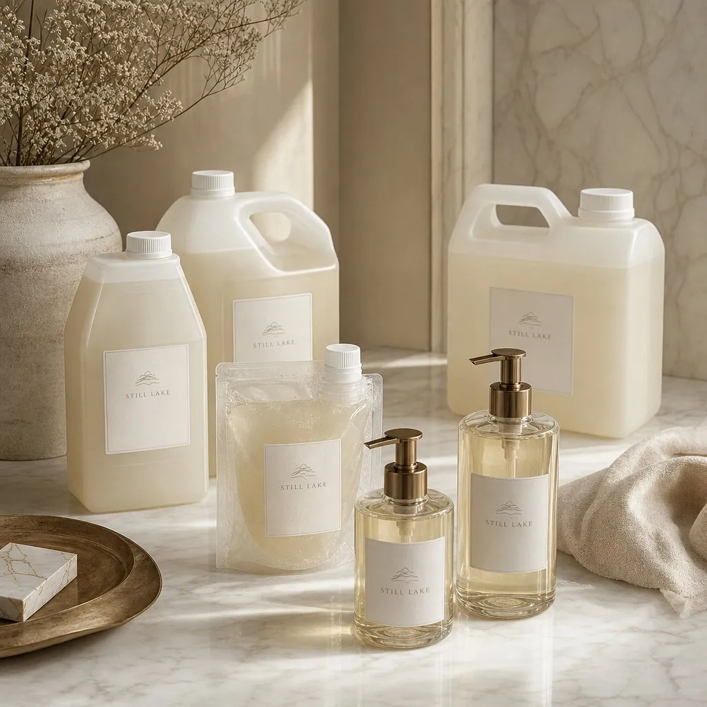 Foaming Hand Wash — alternate angle showing cap and back of pack