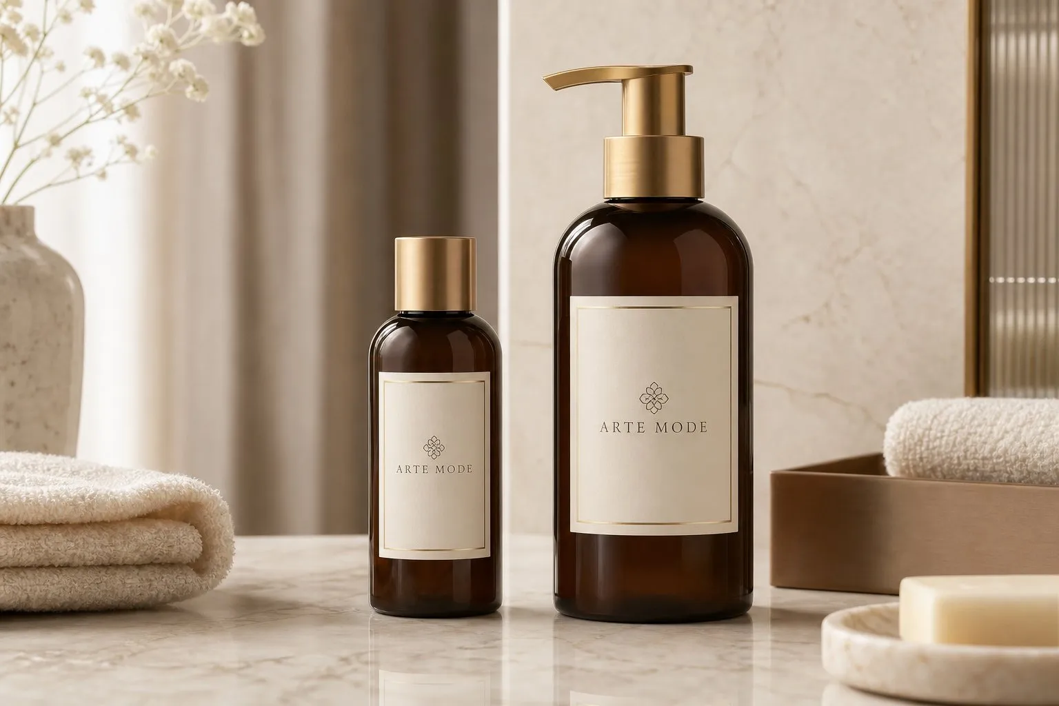 Arte Mode Argan Oil Bath Series (35ml & 300ml) — hotel amenities by UMYAN