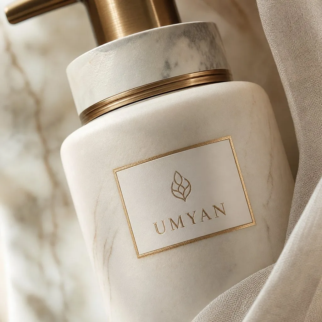 UMYAN ZhenYan Double Care Bath Series (500ml) — close-up of material and label detail