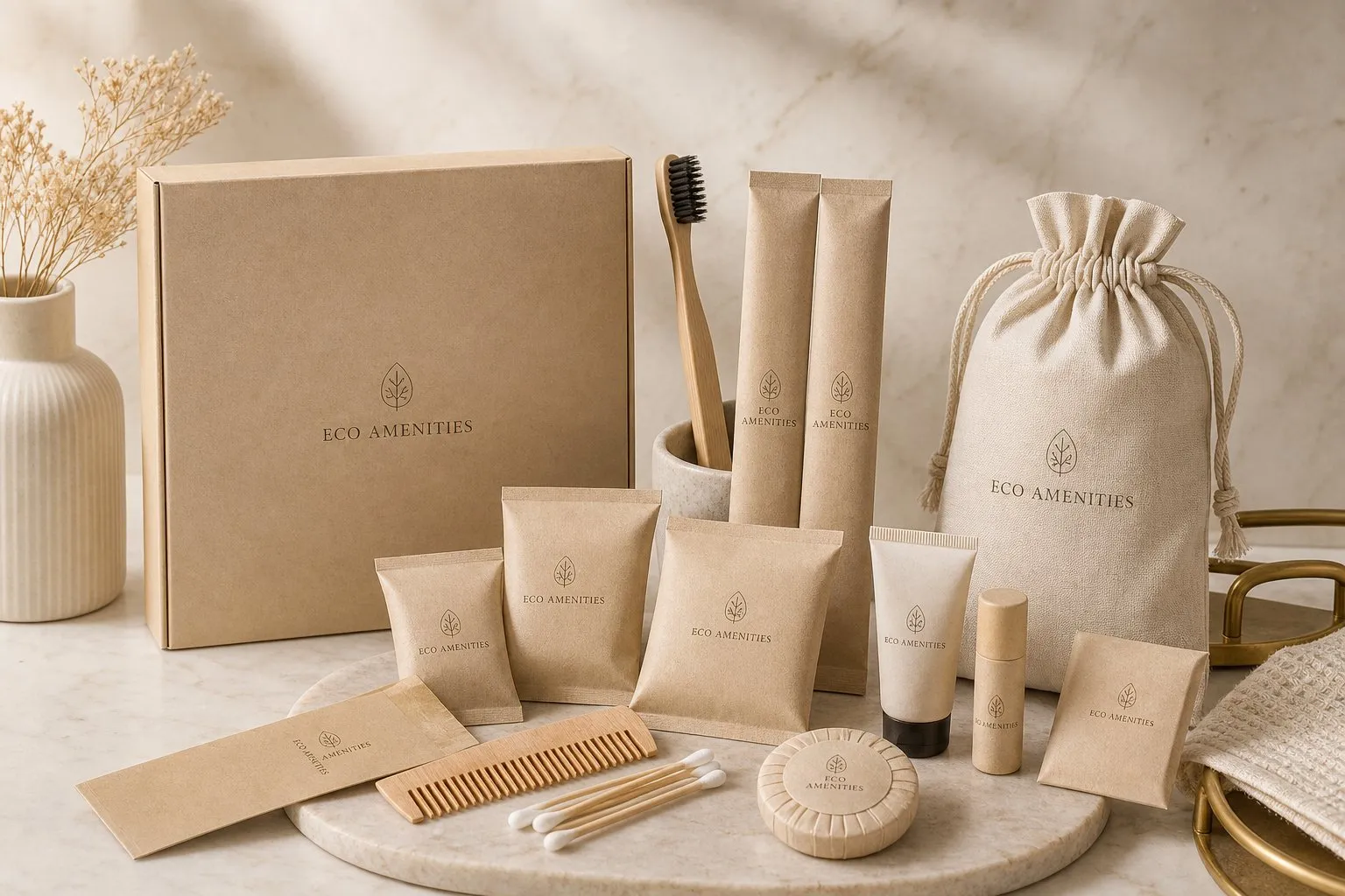 ECO Amenities hotel amenities collection by UMYAN