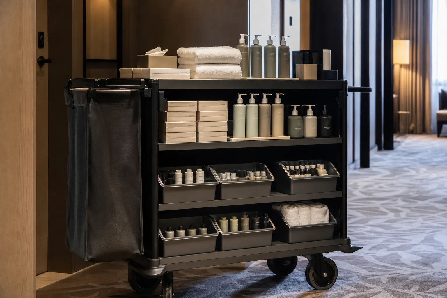 Guest Amenities in Housekeeping: Par Levels & Restocking