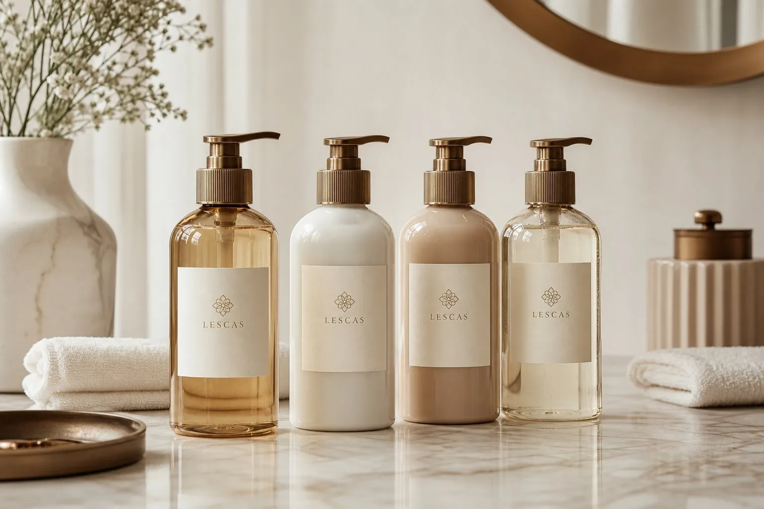 LESCAS Baifen Mist 350ml Bath Series — hotel amenities by UMYAN
