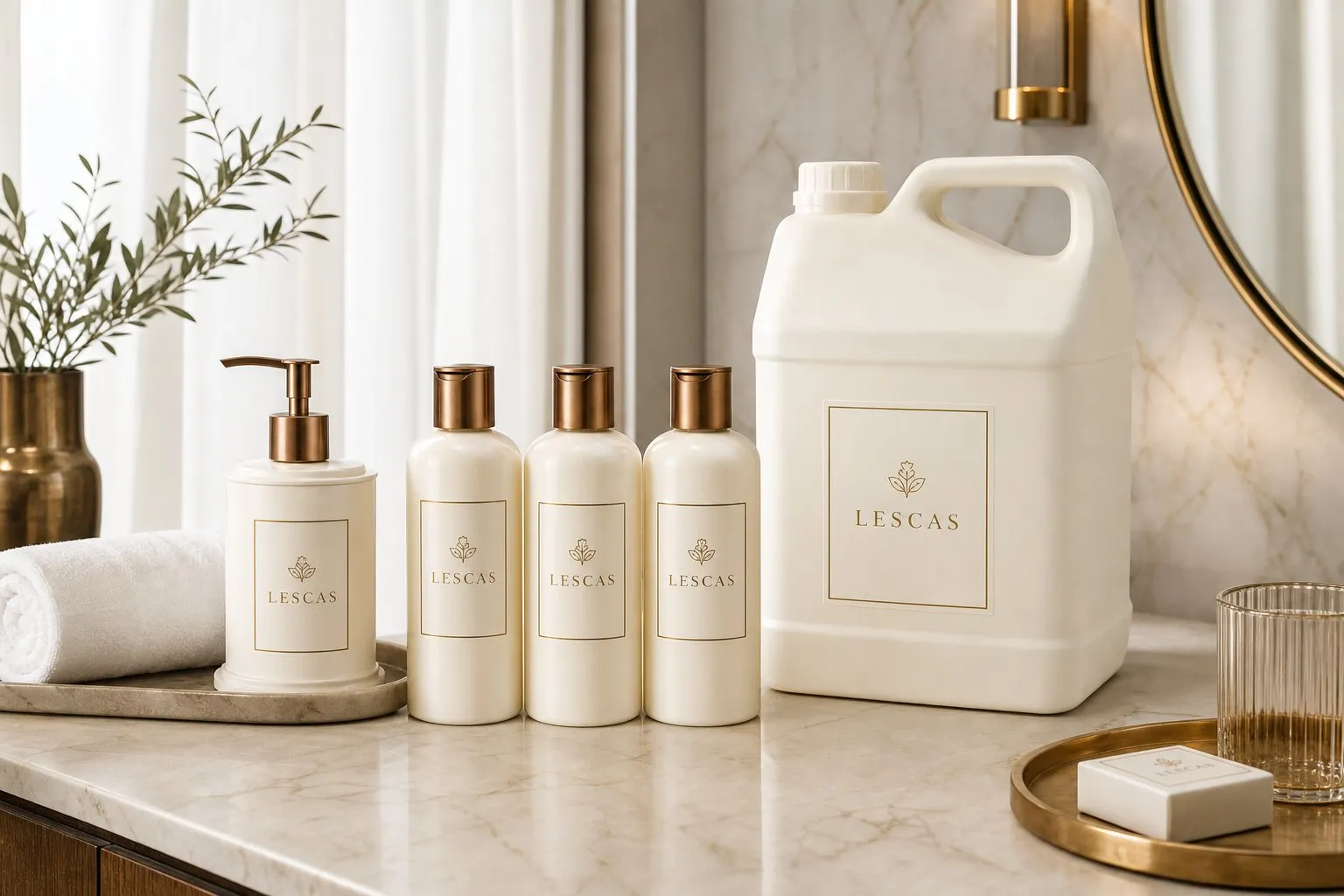 LESCAS hotel amenities collection by UMYAN