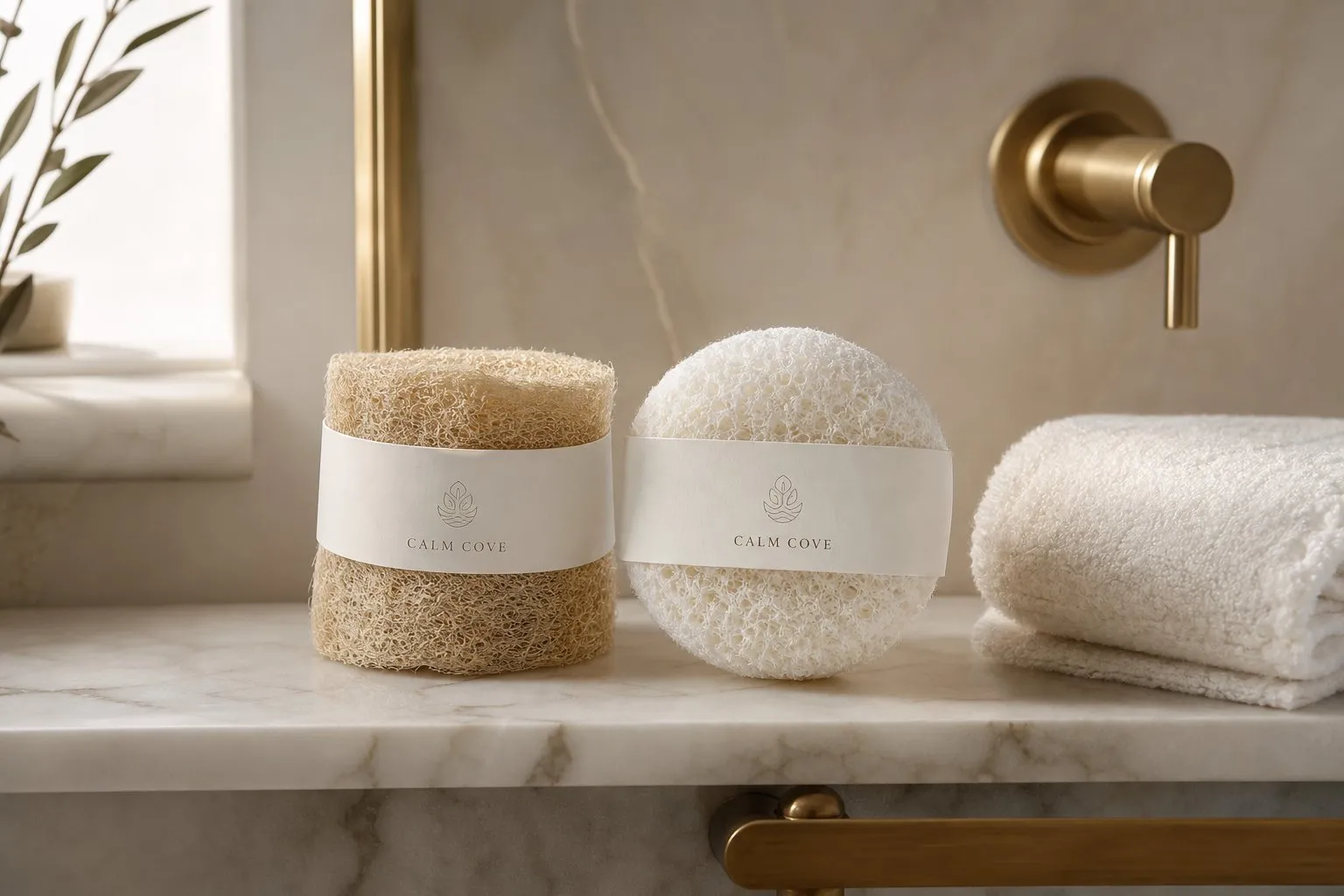 Loofah & Bath Sponge — hotel amenity by UMYAN