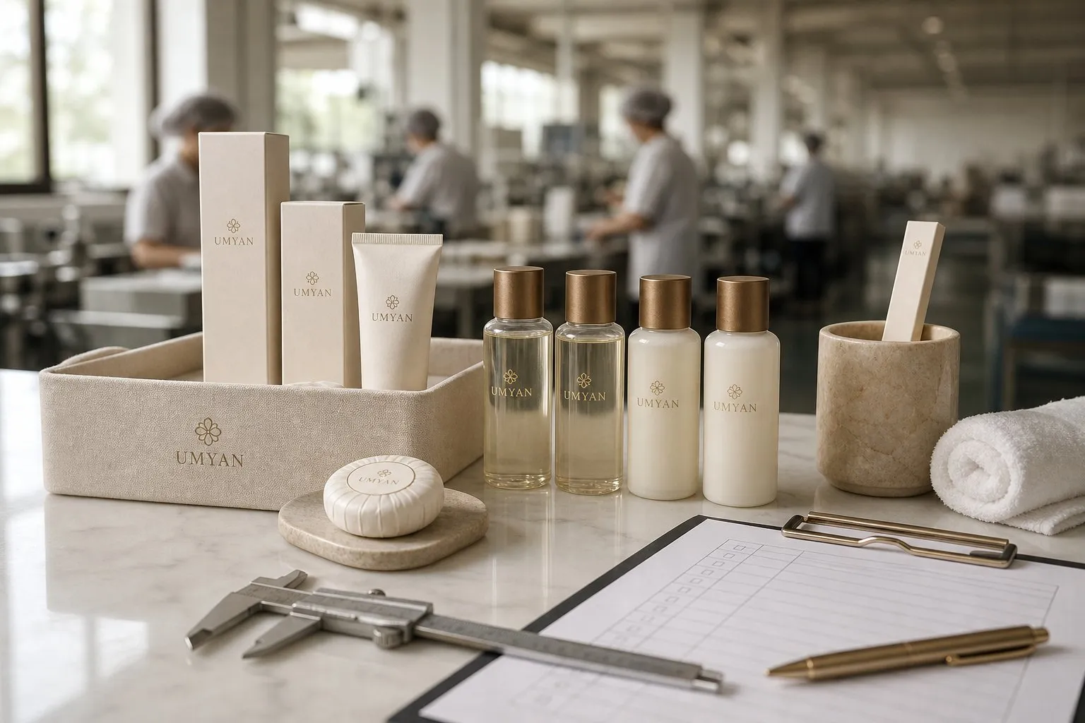 OEM / ODM Manufacturing — UMYAN hotel amenities factory