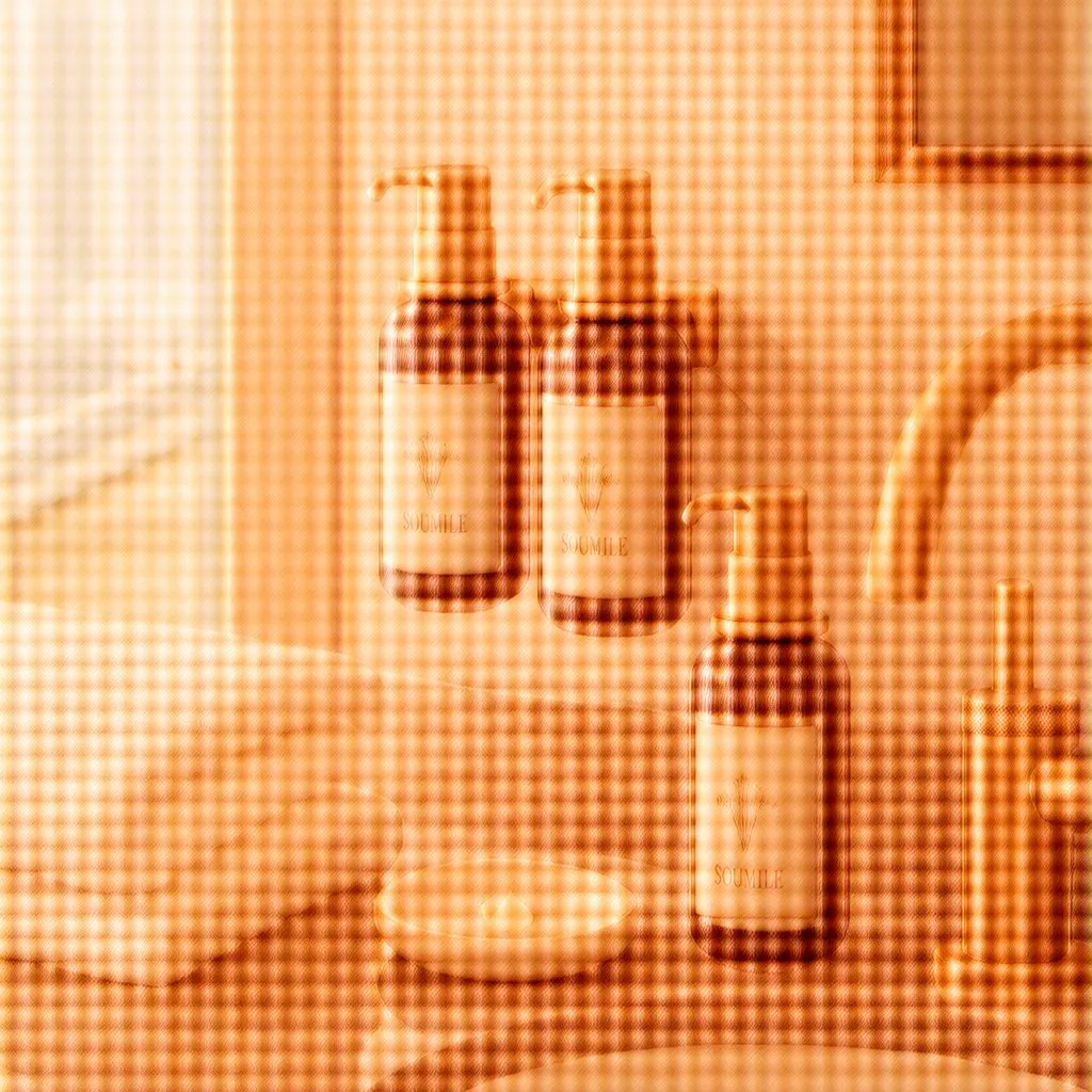 SOUMILE Twilight Pleasant Series (400ml, Magnetic Mount) — in use in a hotel guest room setting