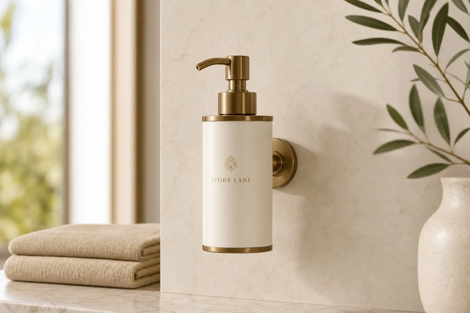 Single Wall-Mounted Dispenser — hotel amenities by UMYAN