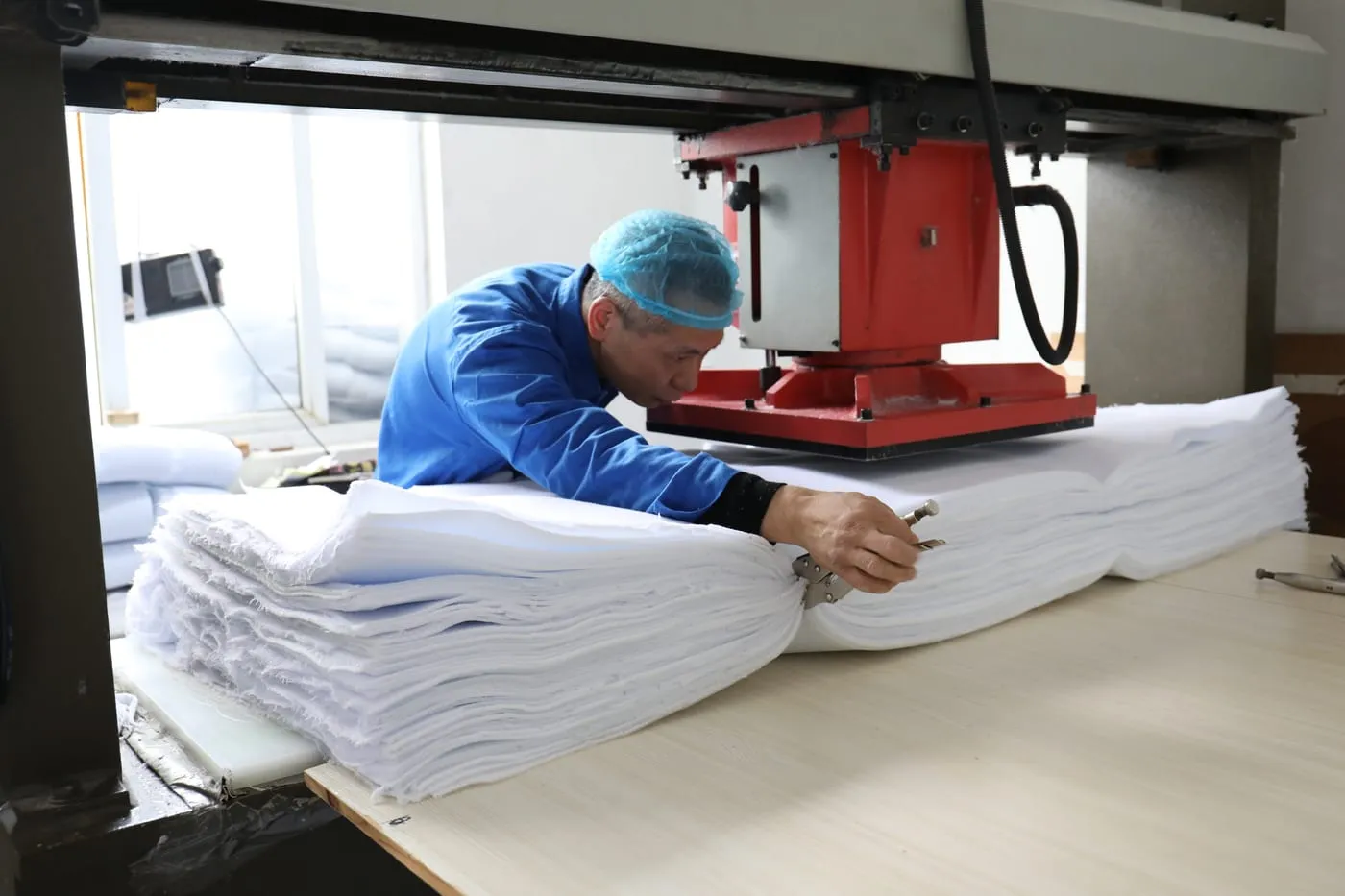 Workshop floor — UMYAN hotel amenities factory in Yangzhou, China