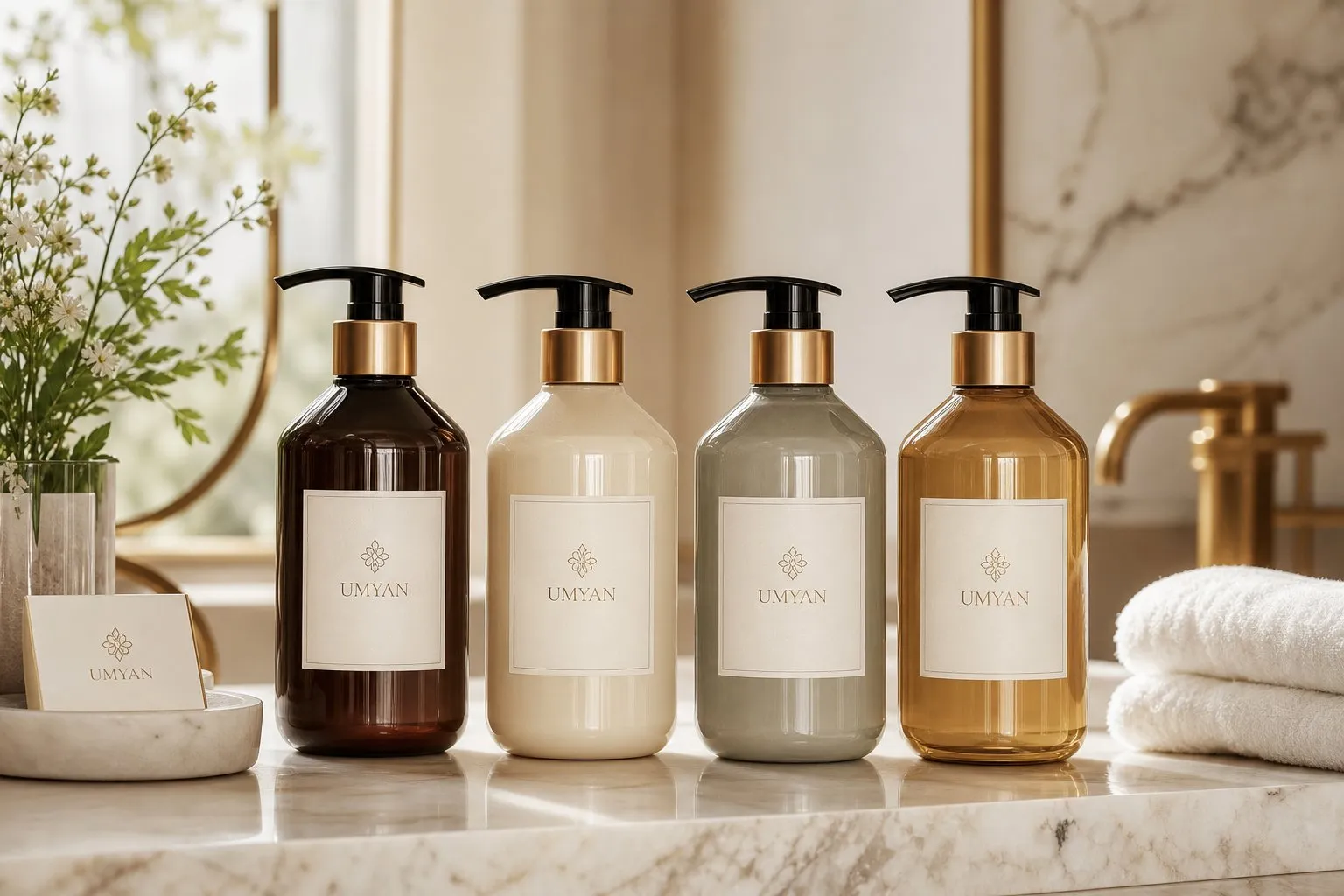 UMYAN hotel amenities collection by UMYAN