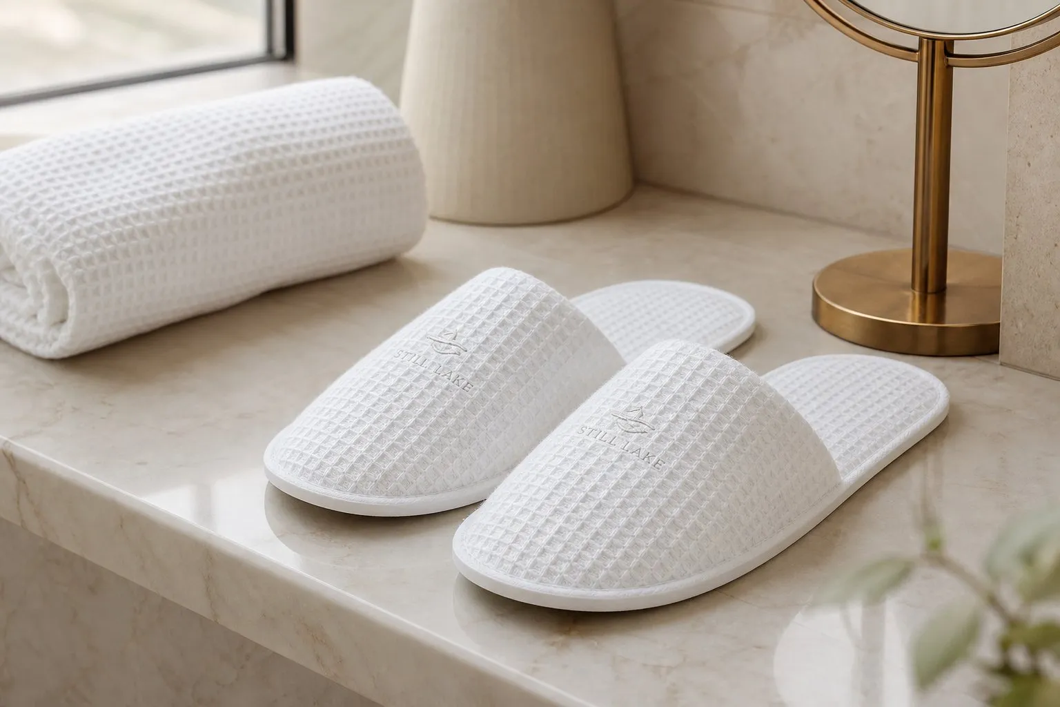 Waffle Slippers hotel slippers by UMYAN